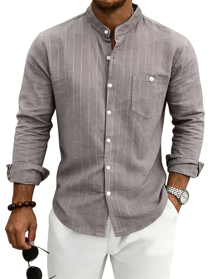 Miles | Refined Pinstripe Shirt