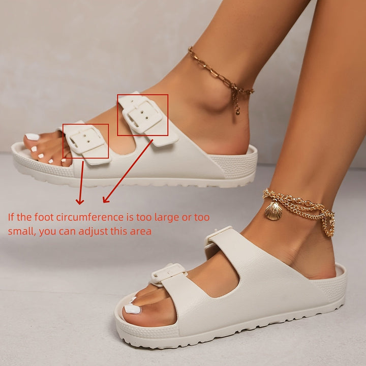 Sylvie | Cushioned Double-Buckle Sandals