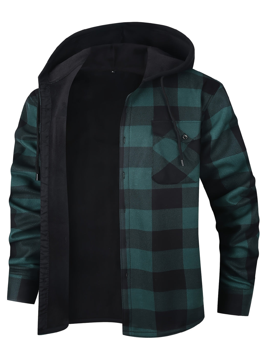 Dawson | Hooded Checked Shirt Jacket