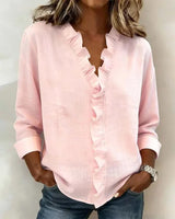 Eleanor | Elegant Ruffle Blouse