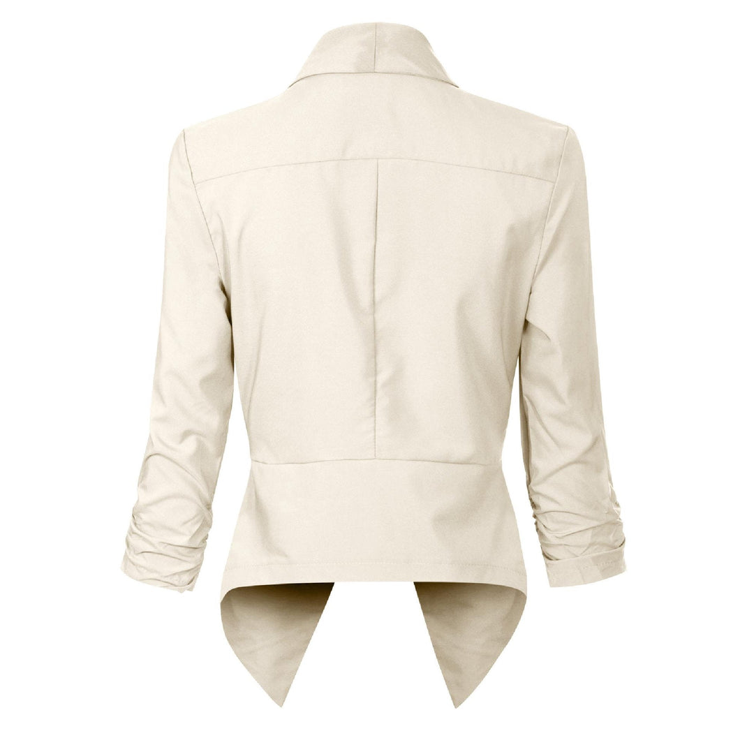 Vera | Open-Front Draped Blazer