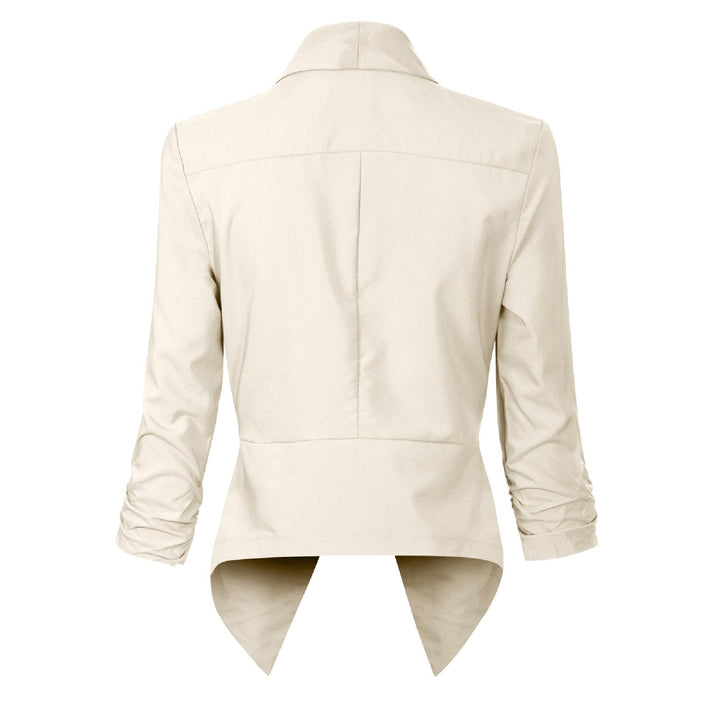 Vera | Open-Front Draped Blazer