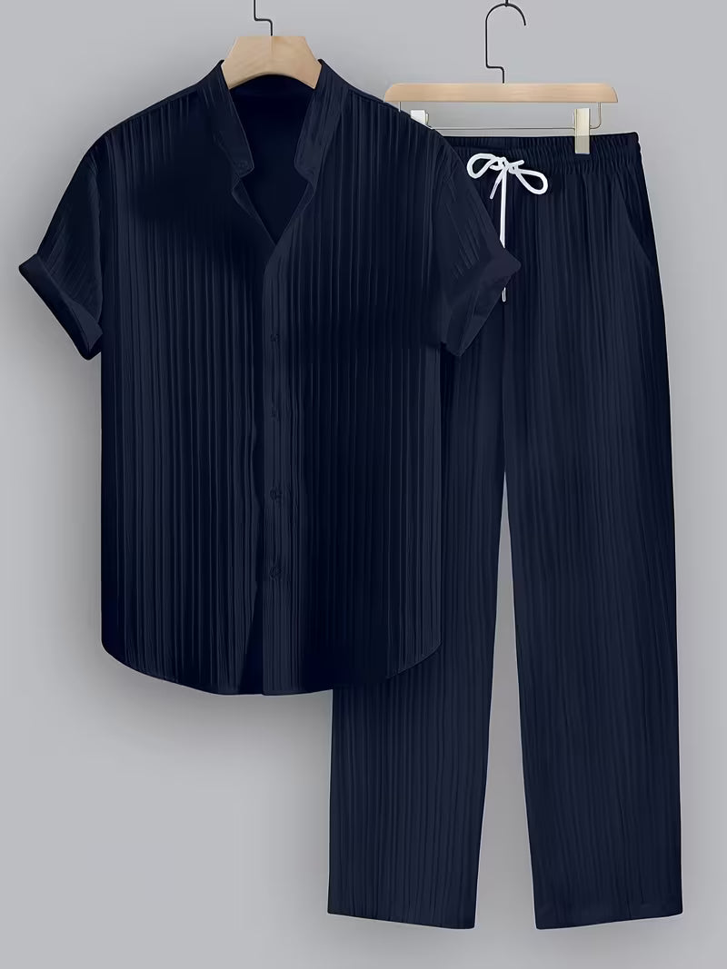Warrick | Classic Collar Shirt and Trouser Pants