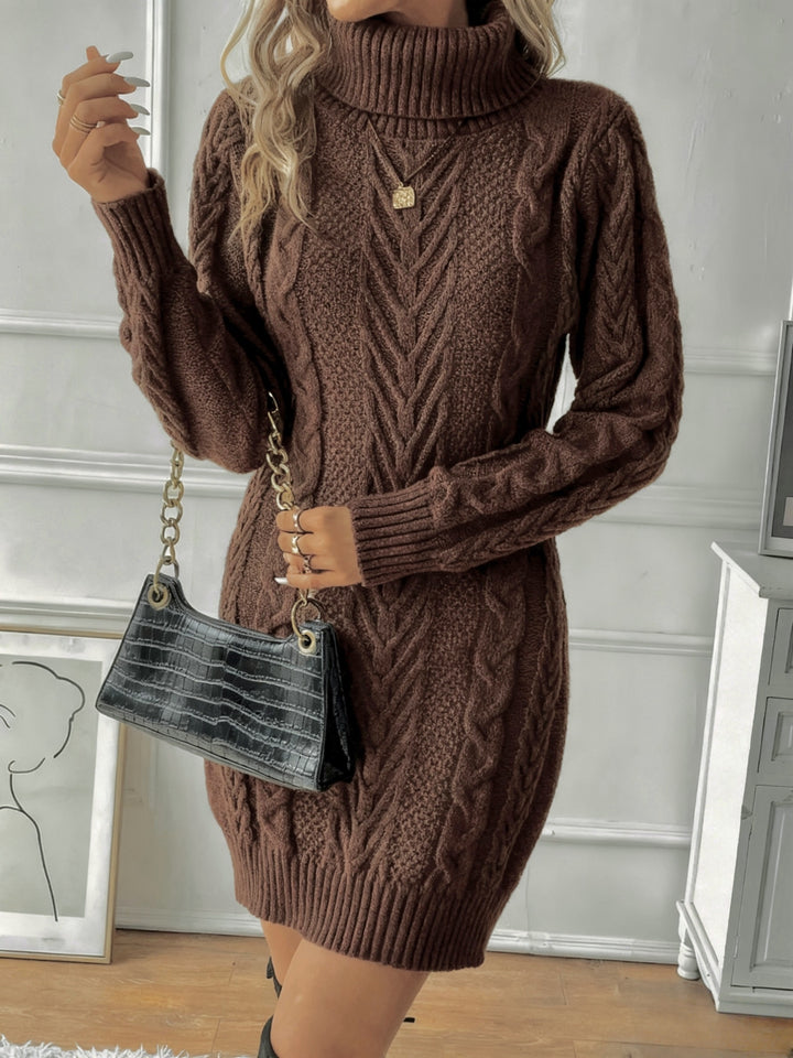 Della | Cable-Knit Sweater Dress