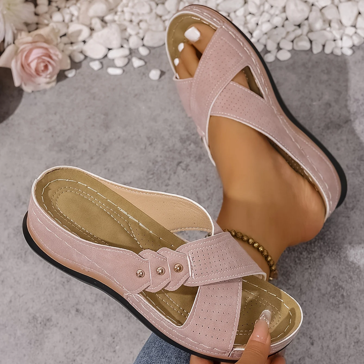 Clara | Comfort Cross-Strap Sandals