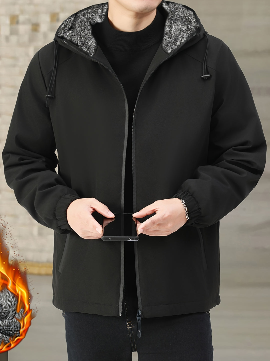 Roman | Cozy-Lined Hooded Jacket