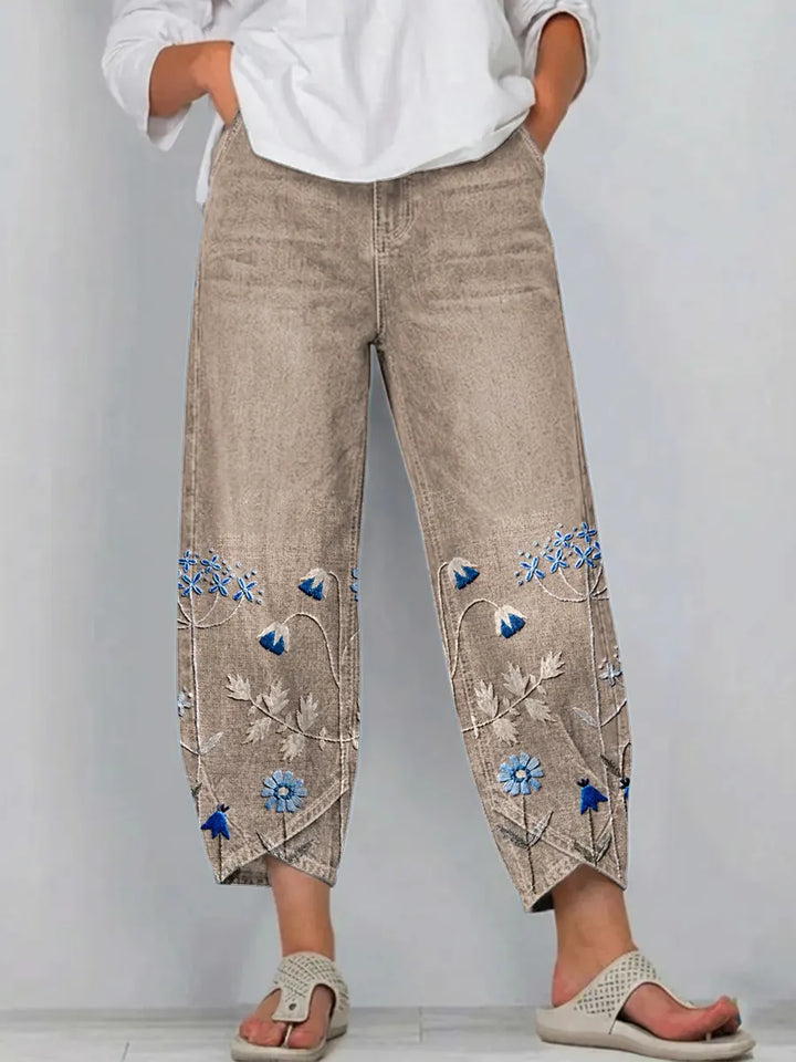 Maribel | Stylish Wide Leg Floral Pants