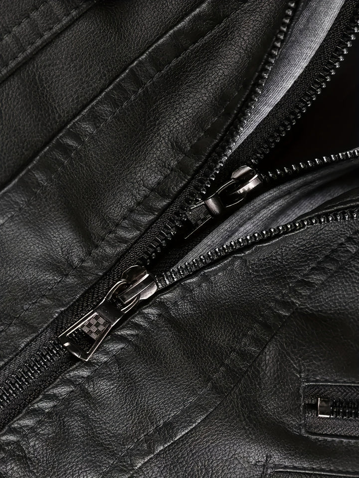 Rhys | Hooded Moto Jacket