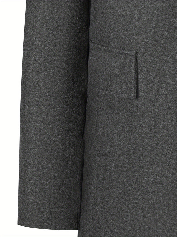 Gerald | Refined Single-Breasted Overcoat