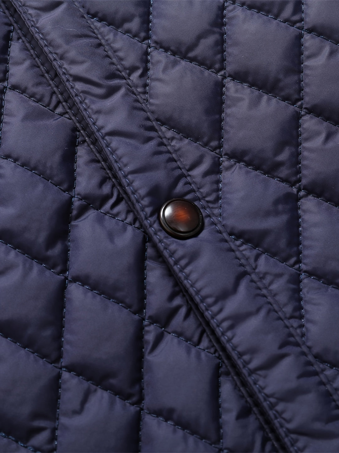Thatcher | Diamond-Quilted Stand-Collar Jacket