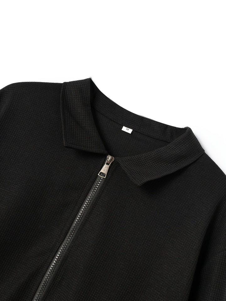 Wesley | Textured Full-Zip Jacket