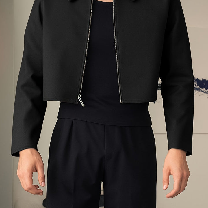 Quentin | Cropped Zip-Up Jacket