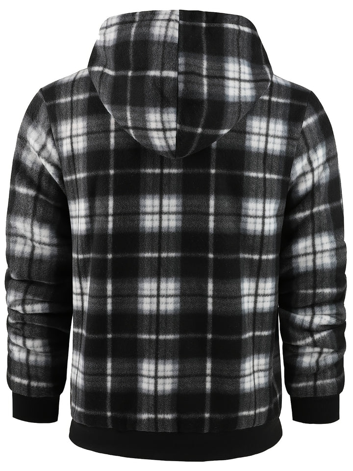 Rhodes | Hooded Plaid Jacket