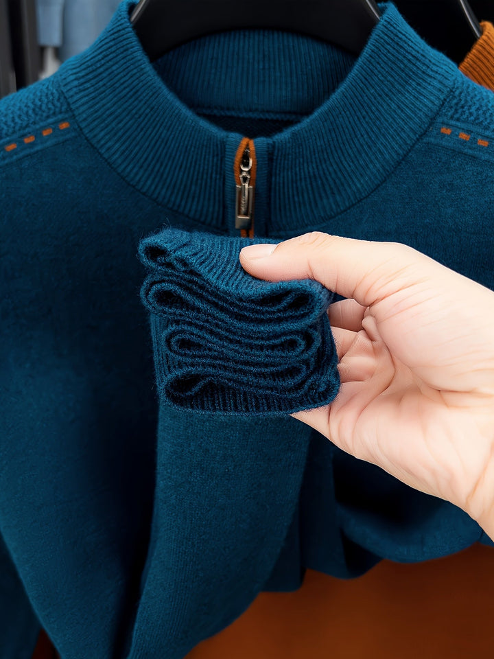 Malcolm | Half-Zip Knit Sweater