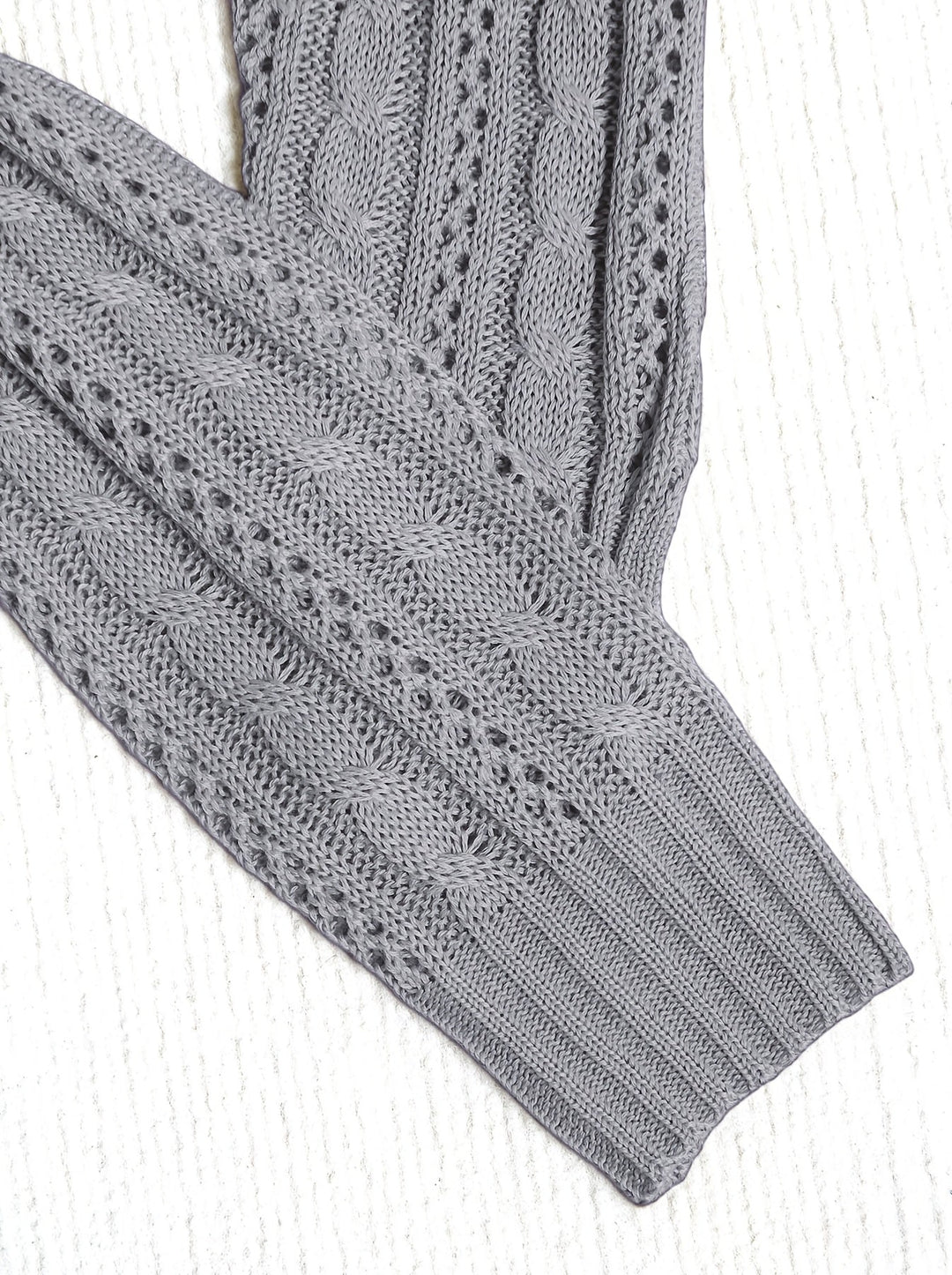 Maeve | Textured Cable-Knit Cardigan