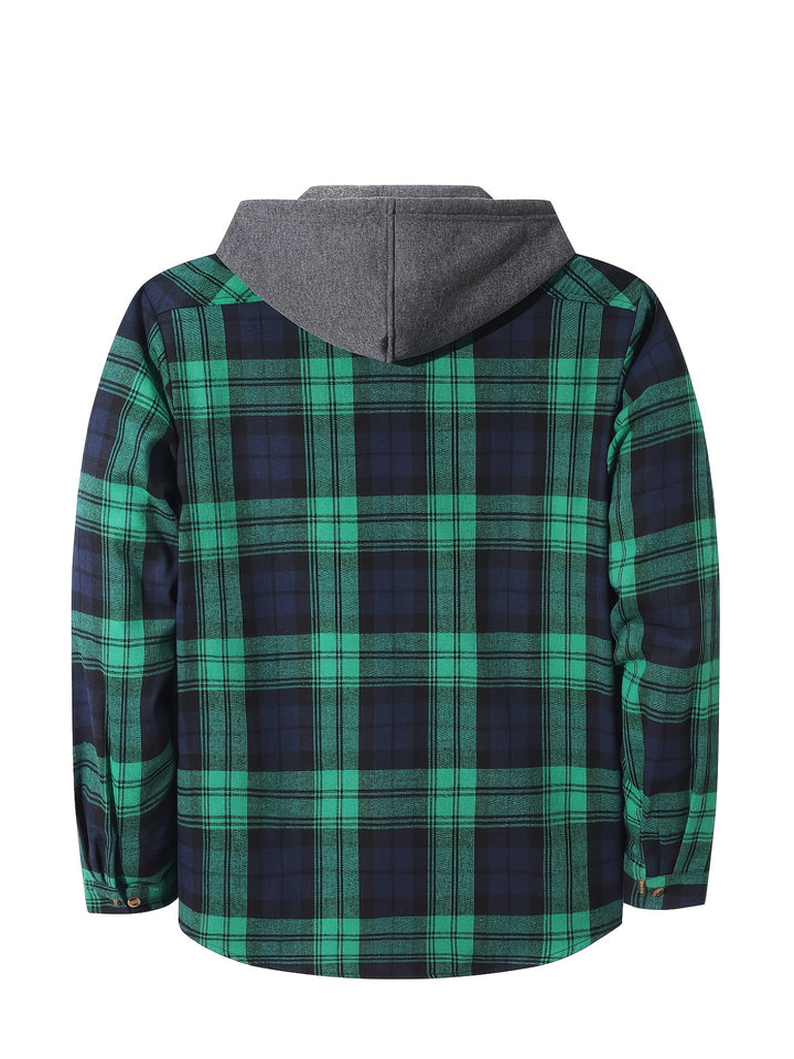 Rory | Rugged Hooded Button-Up Shirt
