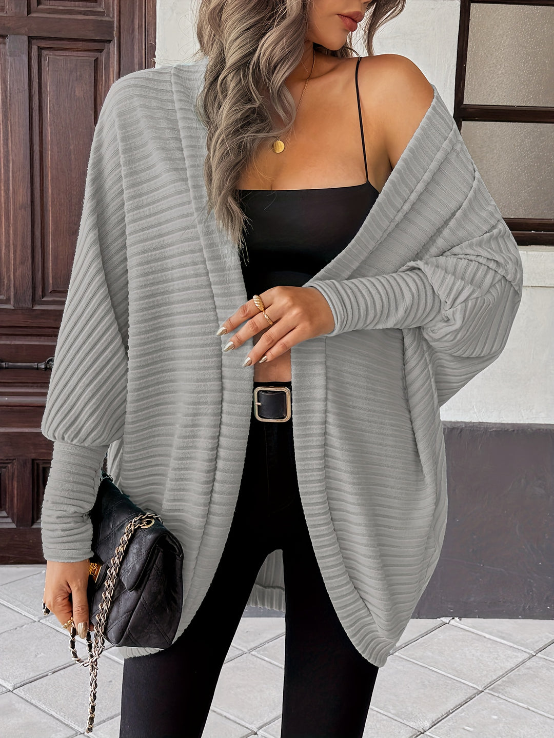 Lucille | Relaxed Open-Front Cardigan