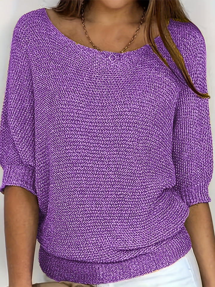 Colleen | Relaxed Boat-Neck Sweater