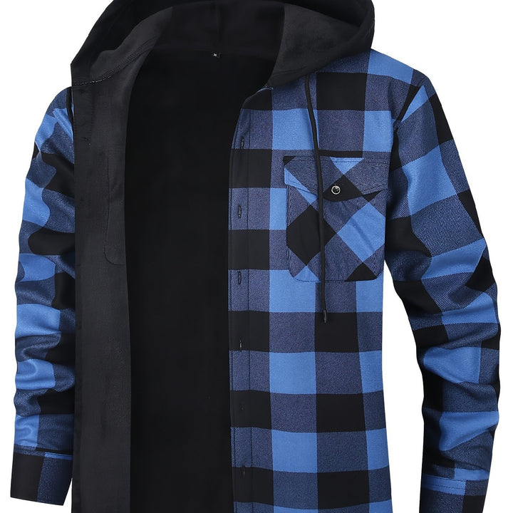 Dawson | Hooded Checked Shirt Jacket