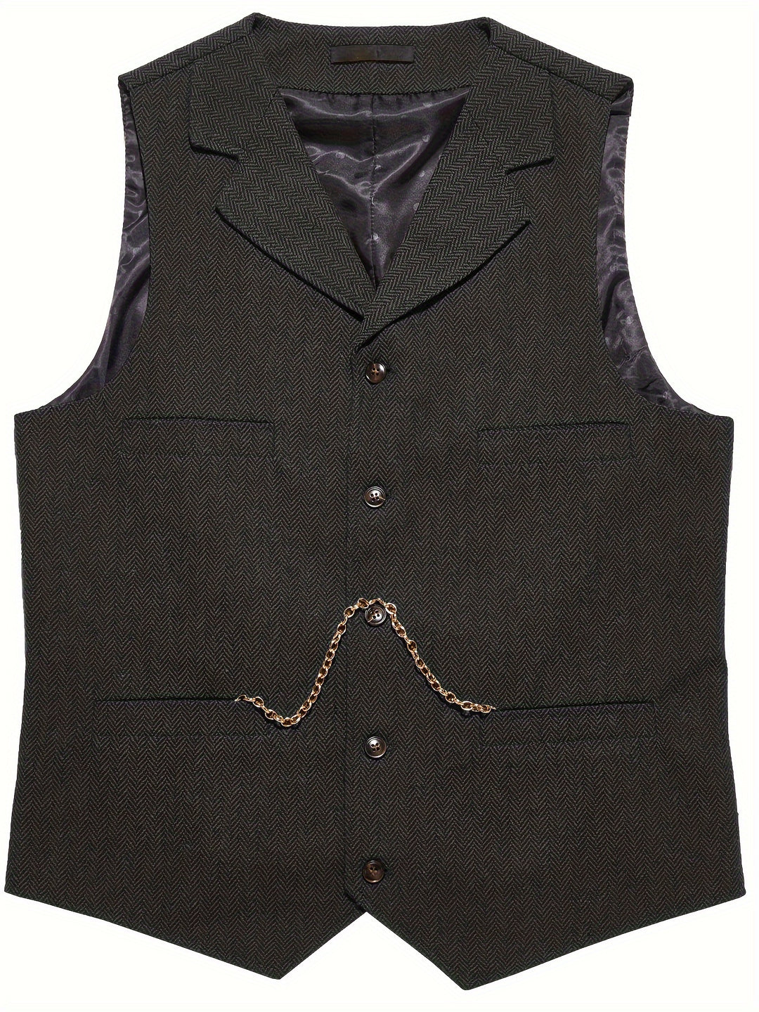 Baxter | Herringbone Tailored Vest