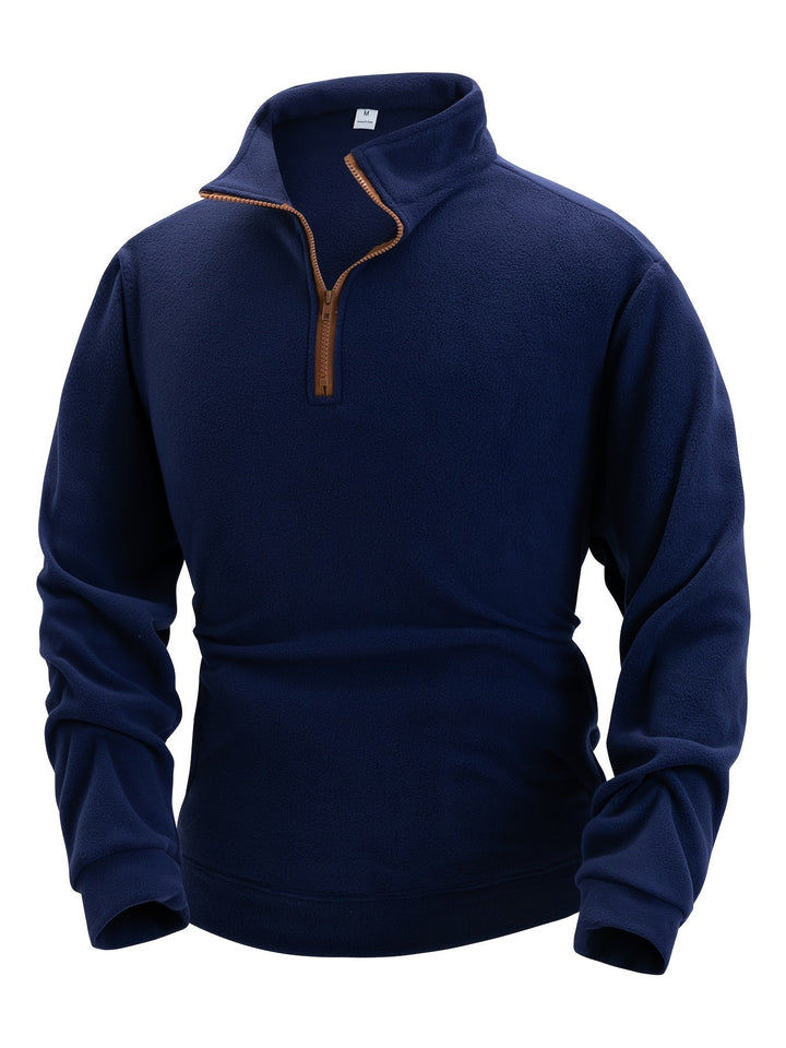 Rhys | Stand-Collar Half-Zip Pullover