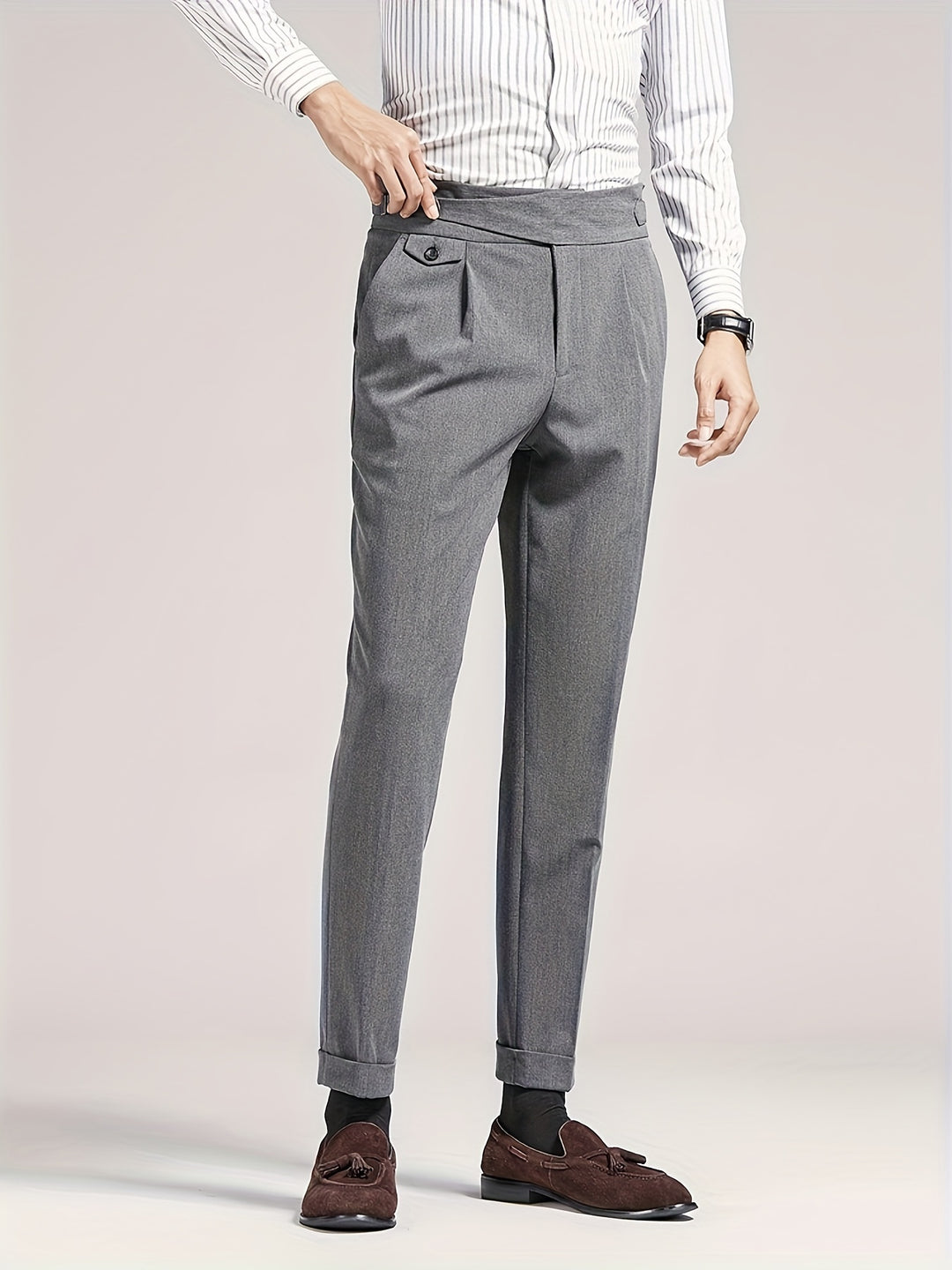 Xavier | Tailored Pleated Pants