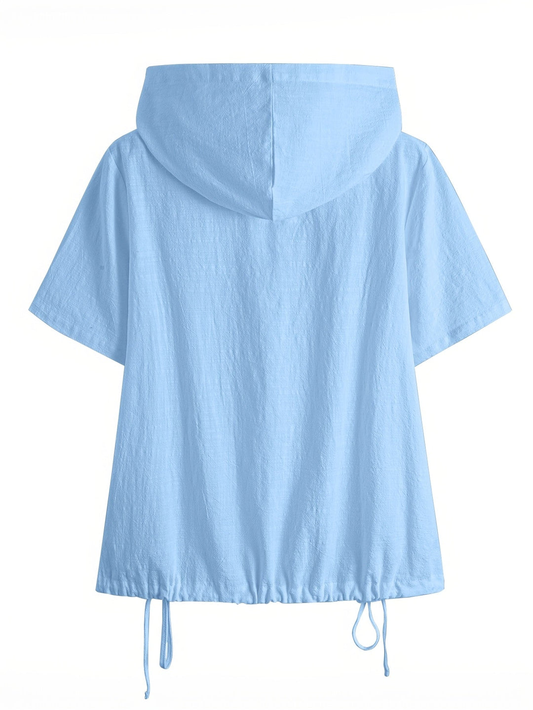 Lena | Relaxed Hooded Drawstring Top