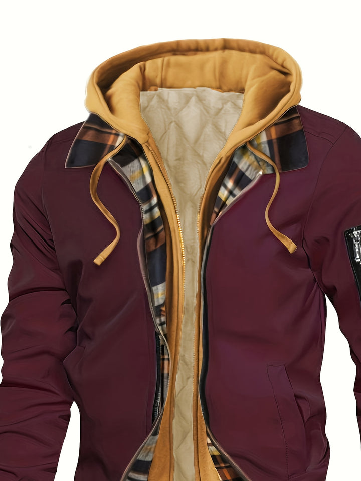Silas | Hooded Layered Jacket