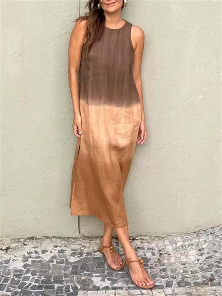 Pearl | Casual Sleeveless Round Neck Dress