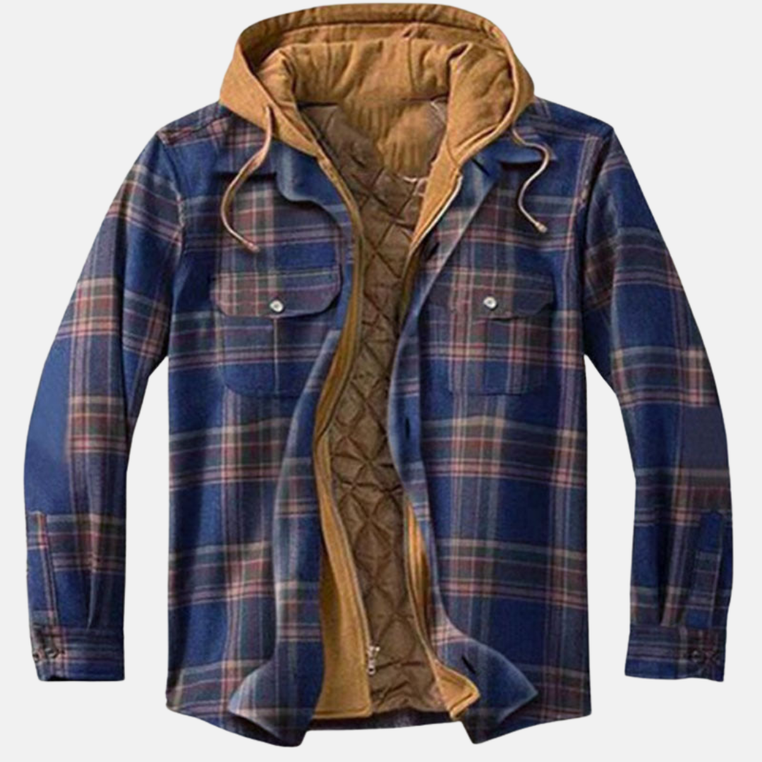 Rowan | Rugged Hooded Plaid Jacket