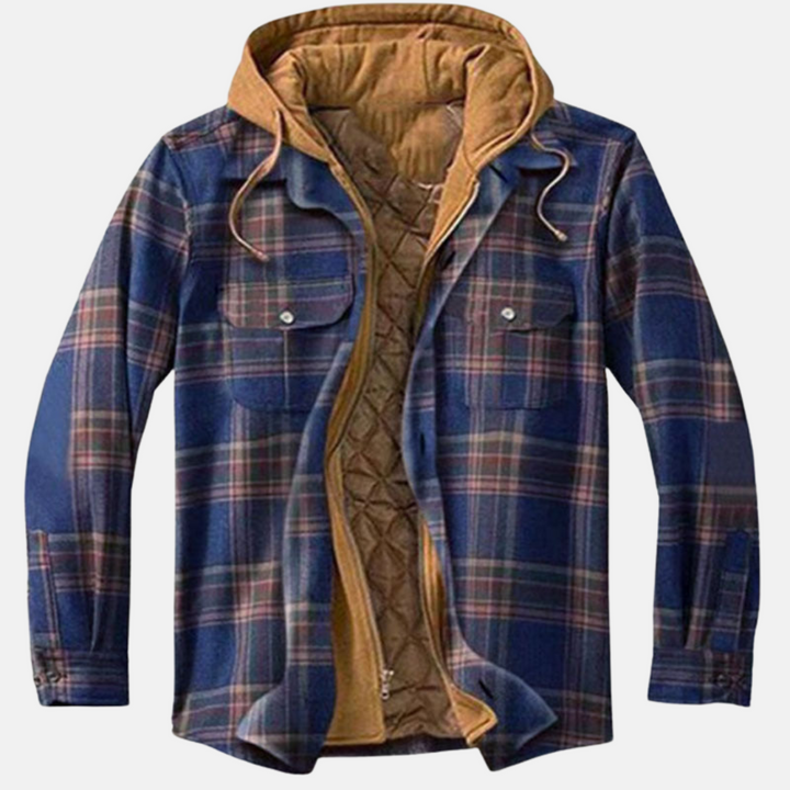 Rowan | Rugged Hooded Plaid Jacket