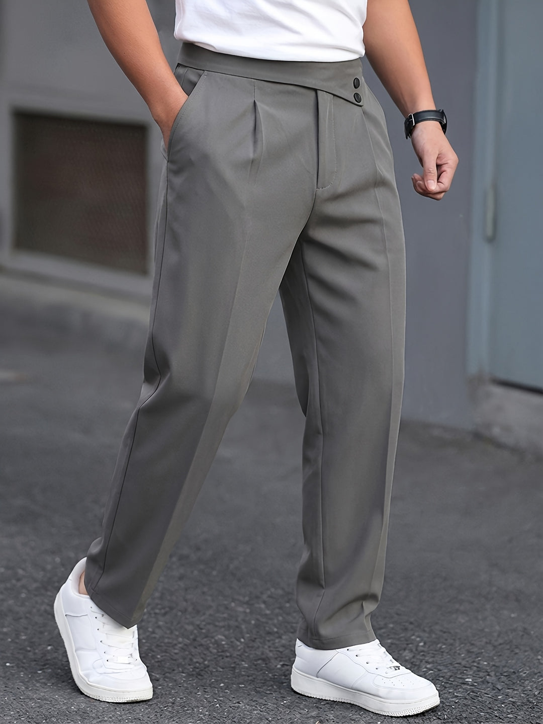 Douglas | Tailored Pleated Dress Pants