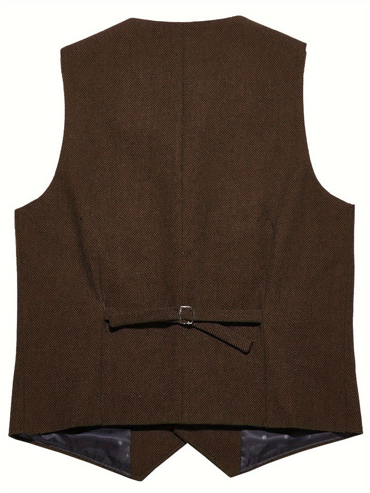 Baxter | Herringbone Tailored Vest