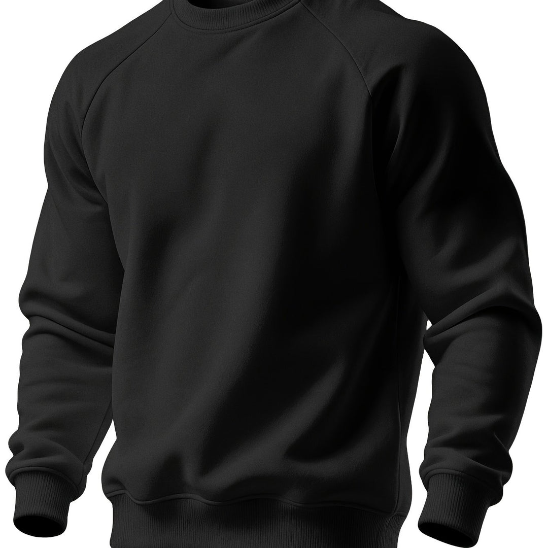 Merrick | Raglan-Sleeve Crew Neck Sweatshirt