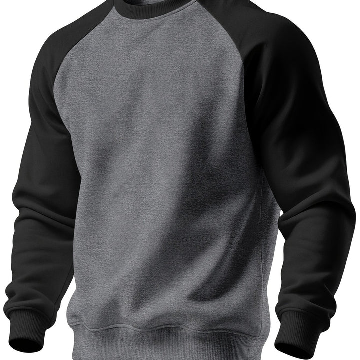 Merrick | Raglan-Sleeve Crew Neck Sweatshirt