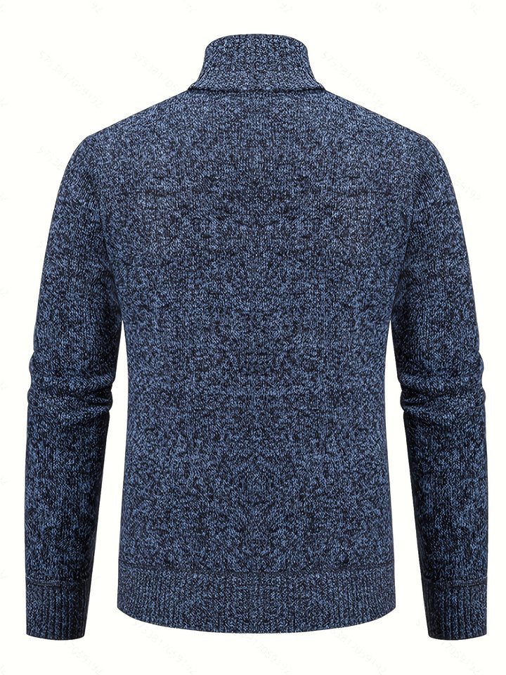Warren | Textured Zip-Up Cardigan