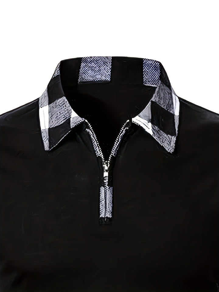 Ellis | Half-Zip Collared Polo Shirt