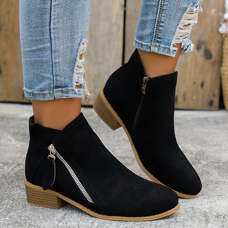 Joanna | Elegant Comfortable Zipper Shoes
