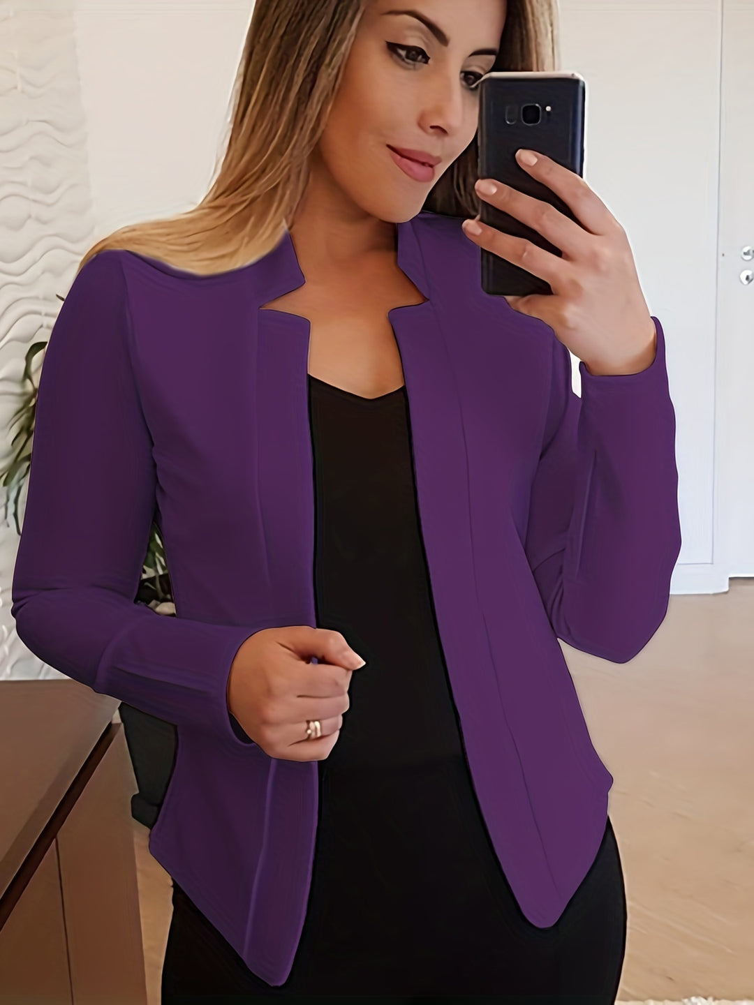 Marguerite | Open Front Tailored Blazer