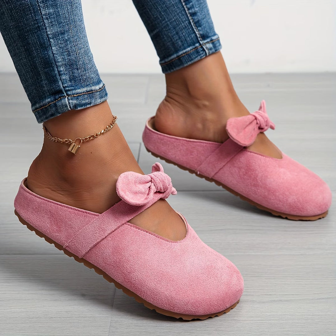 Viona | Elegant Bow Everyday Flats
