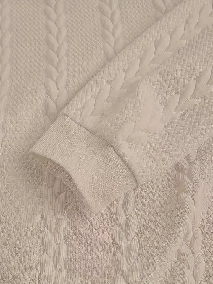 Cormac | Textured Mock-Neck Sweater