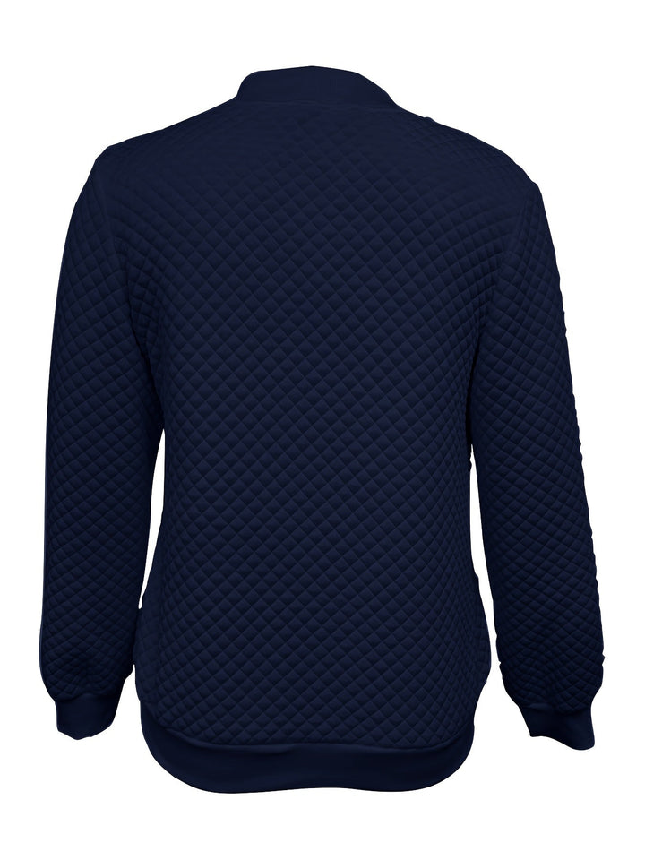 Rowena | Textured Zip-Front Jacket