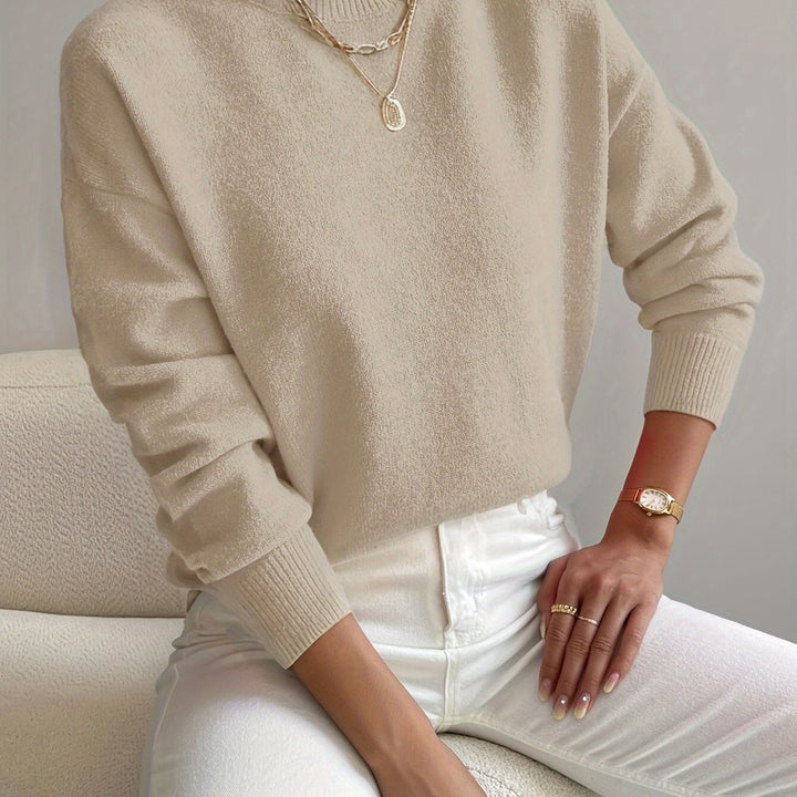 Lucille | Cozy Mock Neck Sweater