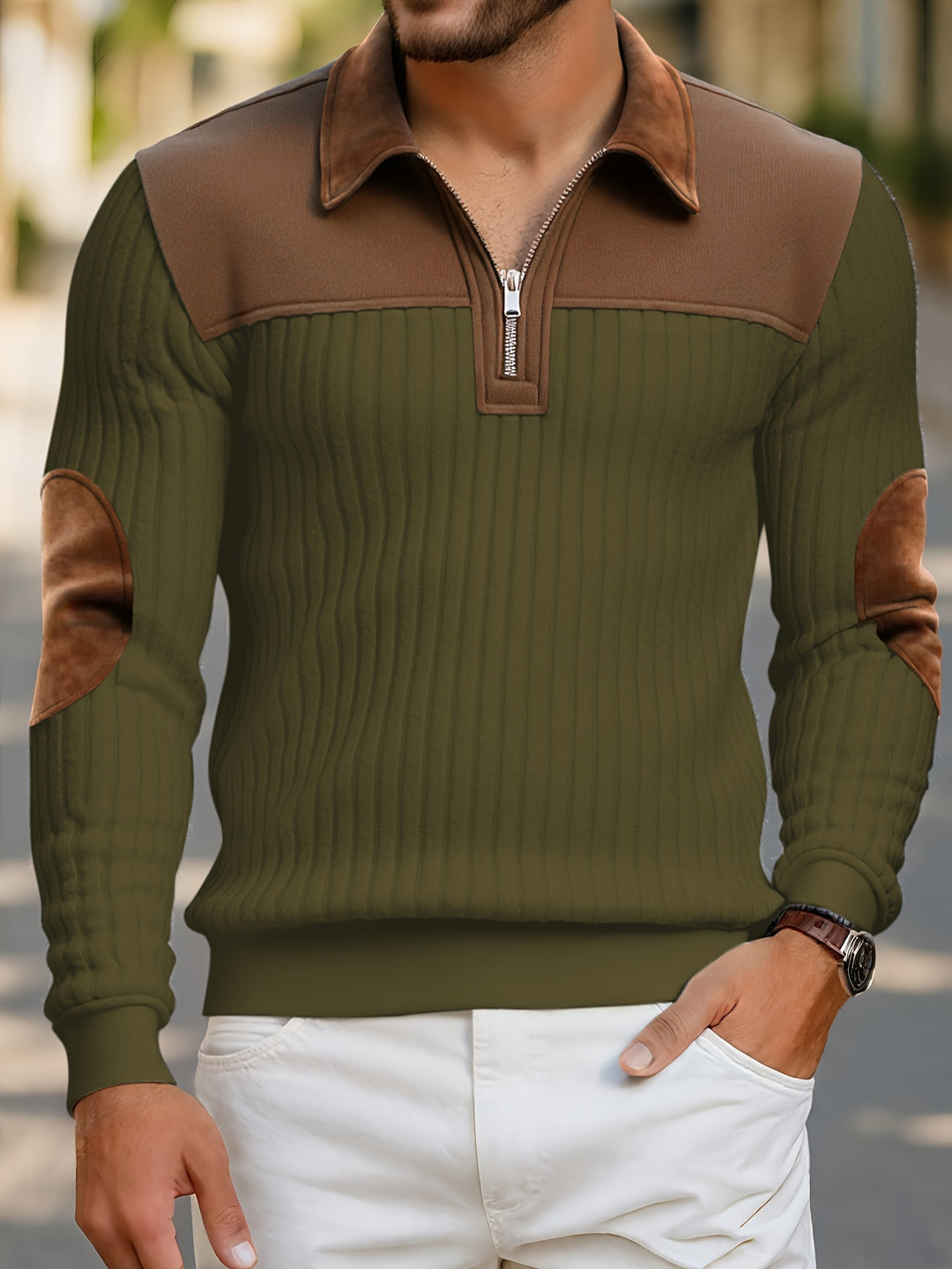 Emory | Refined Quarter-Zip Sweater
