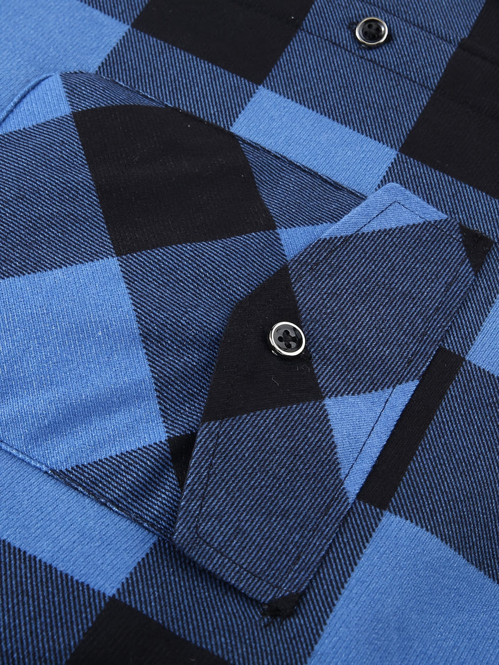 Dawson | Hooded Checked Shirt Jacket