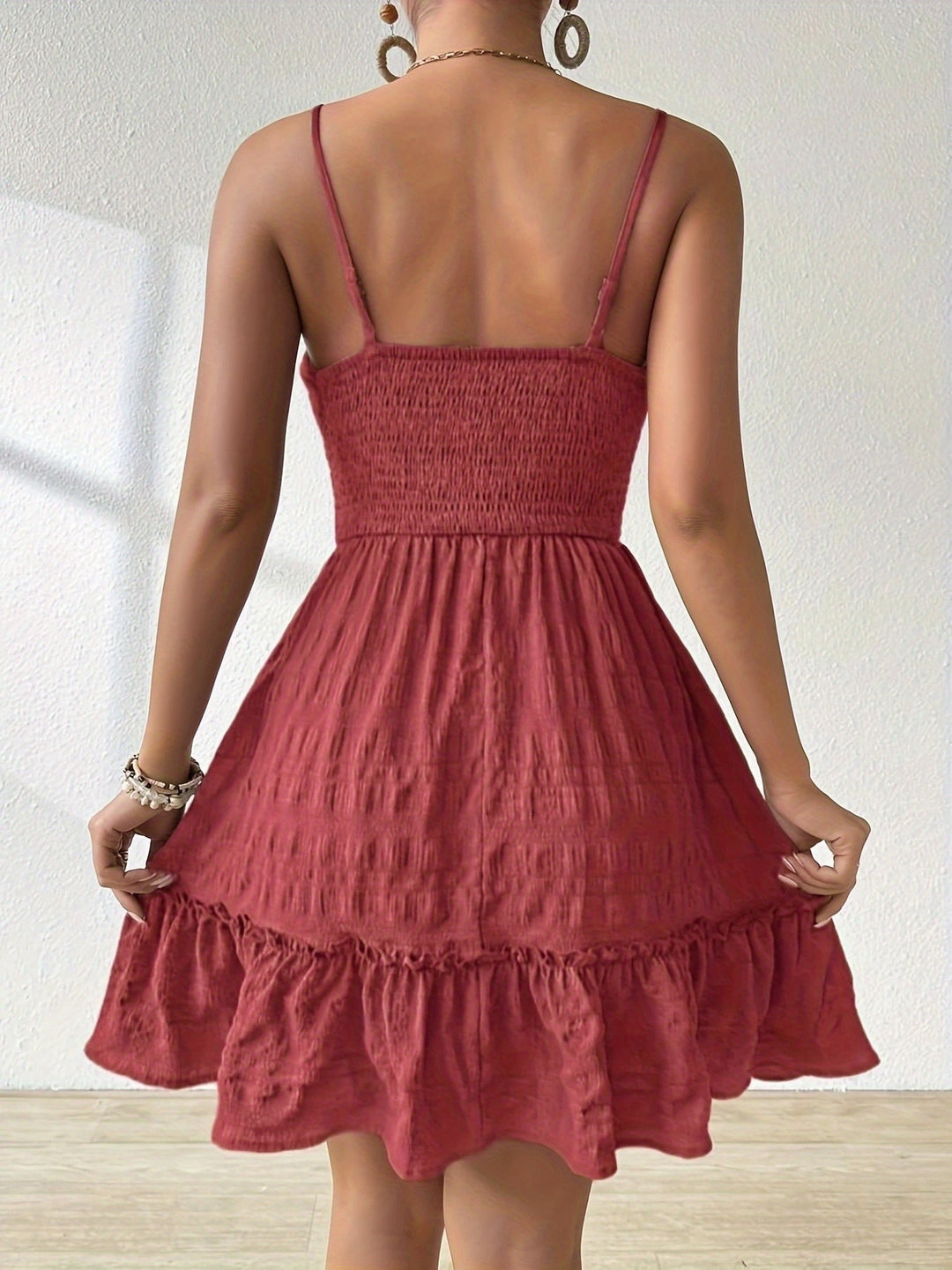 Sienna | Ruffle Hem Mini Dress