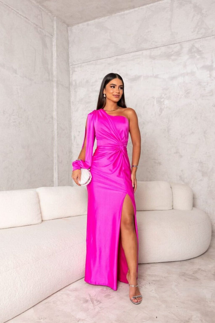Samantha | Elegant One-Shoulder Evening Dress