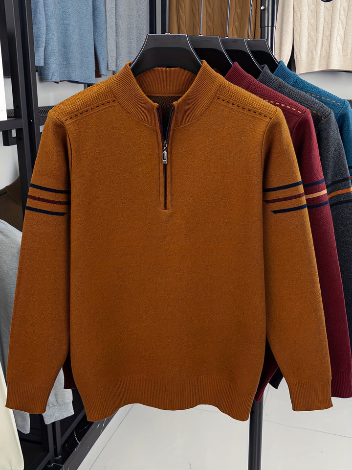 Malcolm | Half-Zip Knit Sweater