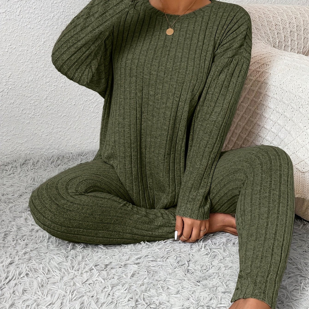 Marlowe | Ribbed Lounge Two-Piece Set