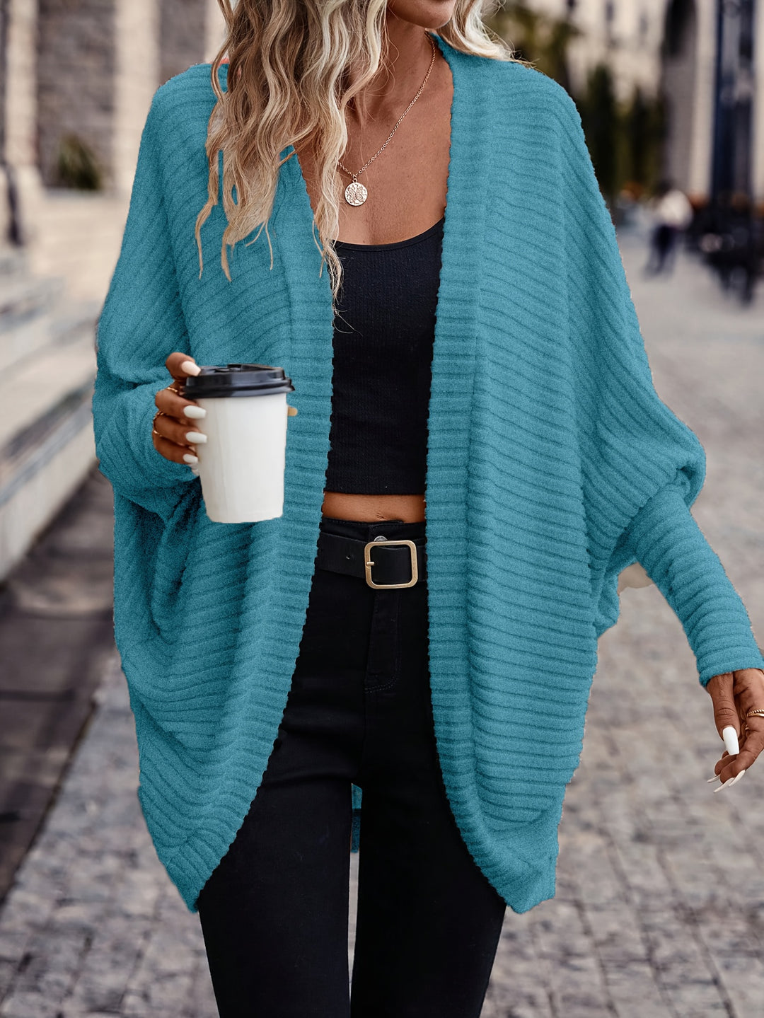 Lucille | Relaxed Open-Front Cardigan